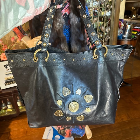 Beautiful Ex large Black Irina Babushka Leather Tote - Picture 17 of 17